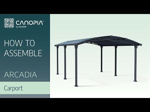 Arcadia Carport assembly video