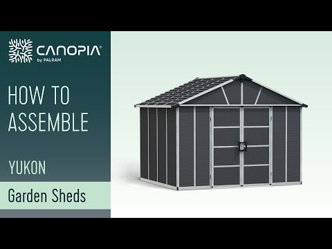 How To Assemble A Yukon Storage Shed Kit - Canopia