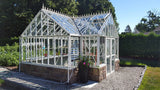 Antique Royal Orangerie T-shaped Greenhouse by Janssens - White