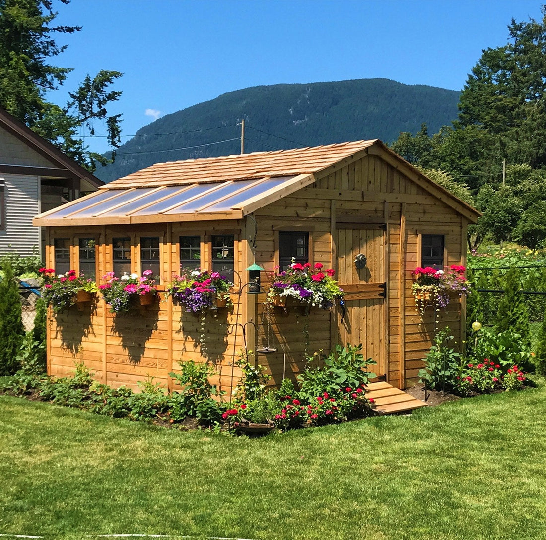 OLT Sunshed Garden Shed, exterior view