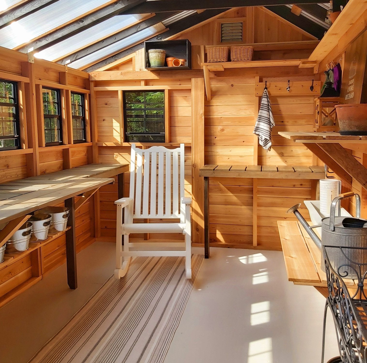 OLT Sunshed Garden Shed 8x12, exterior view