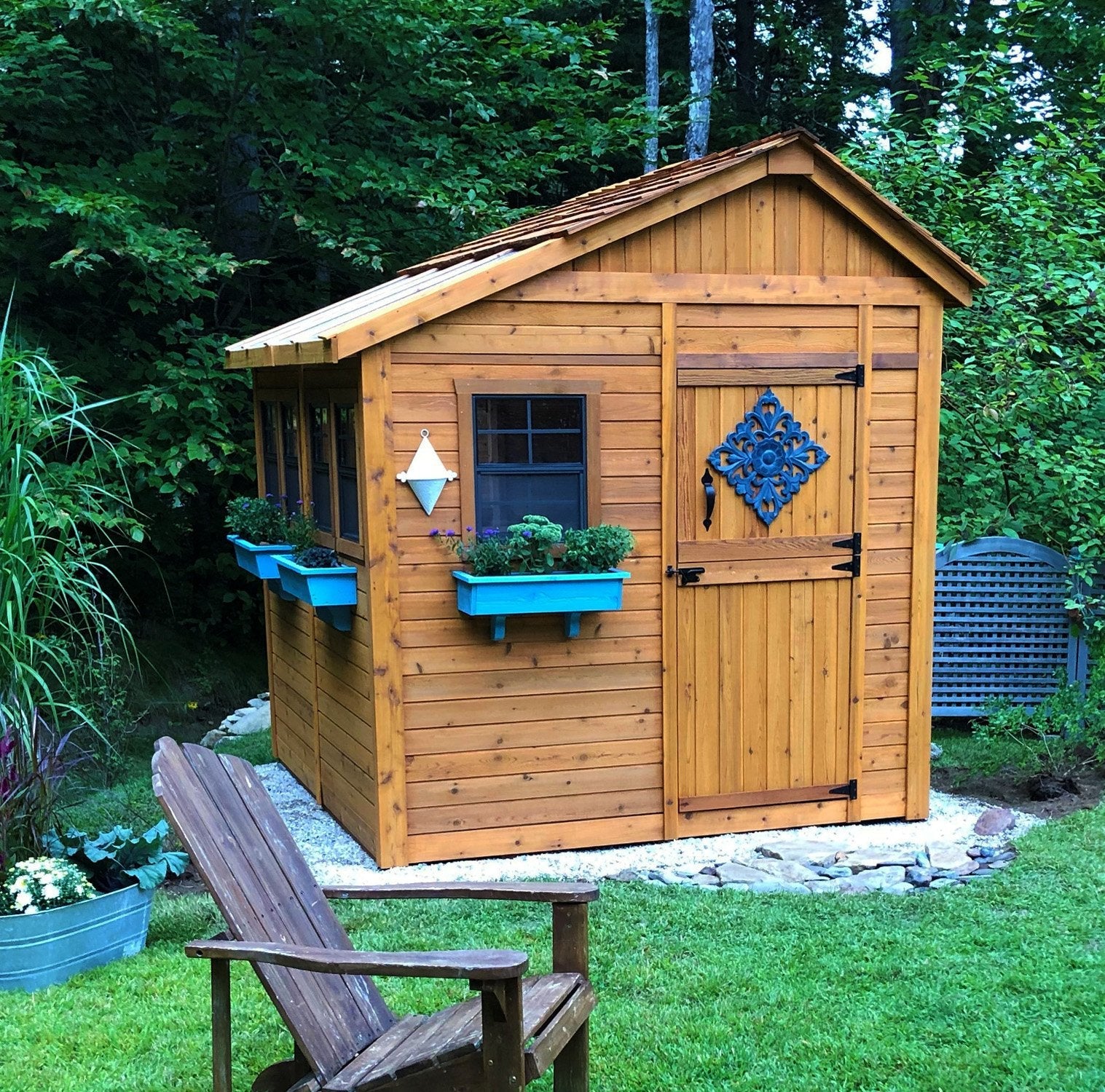 OLT Sunshed Garden Shed 8x8, exterior view