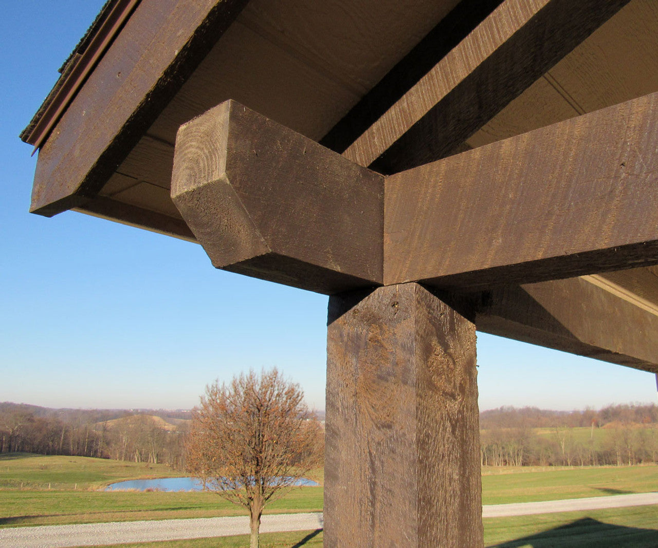 Woodsman Shed/Playhouse with Covered Deck and loft