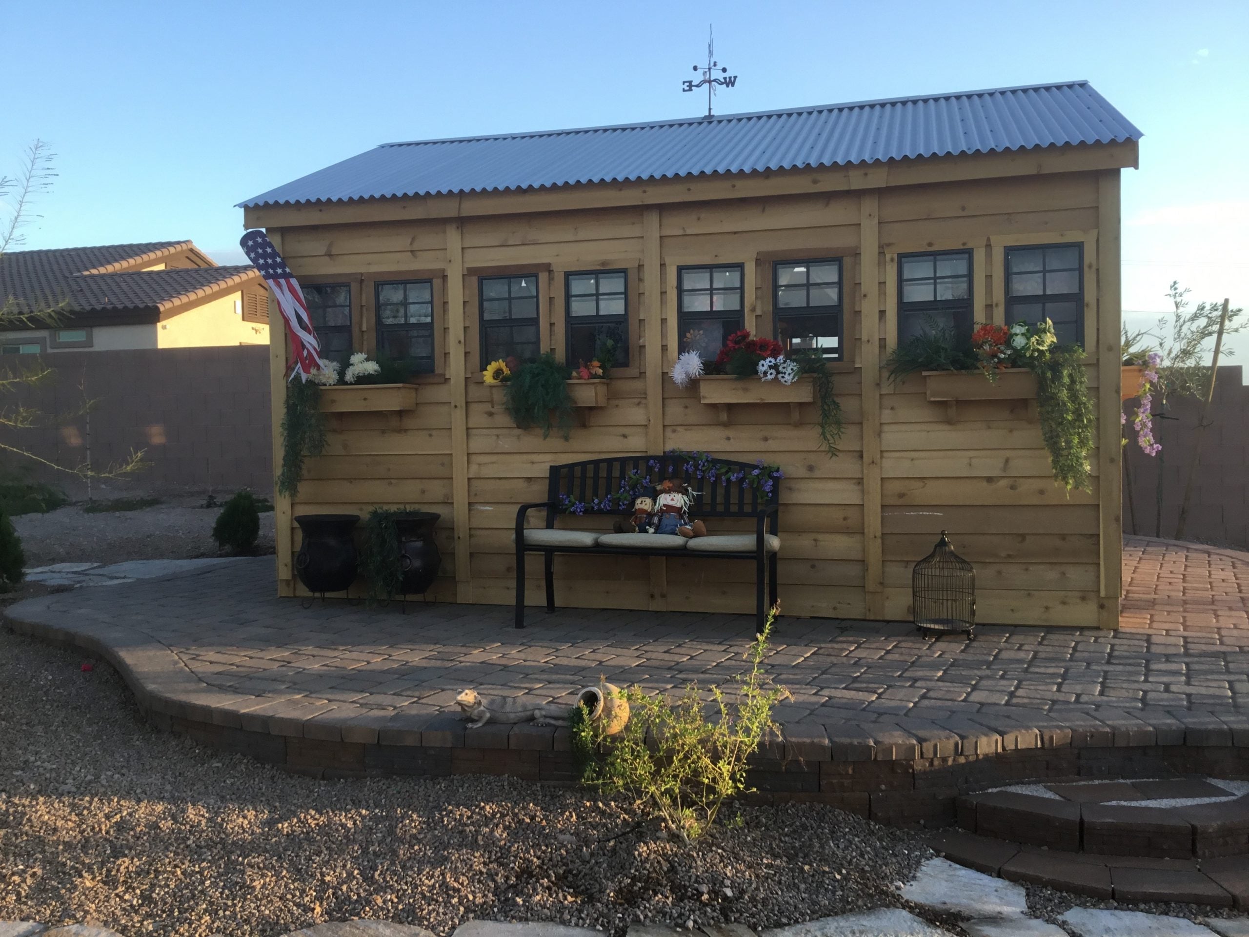 OLT Sunshed Garden Cedar Greenhouse/Shed