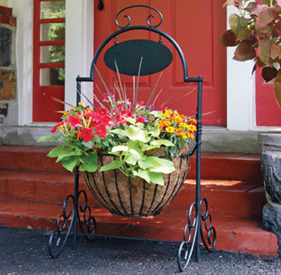Classic Ironwork Welcome Planter - World of Greenhouses - 1