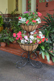 Classic Ironwork Two-Tier Planter - World of Greenhouses - 1