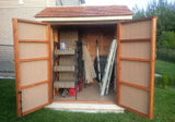 Maximizer 6x6  Cedar Storage Shed - World of Greenhouses - 2