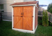 Maximizer 6x6  Cedar Storage Shed - World of Greenhouses - 3