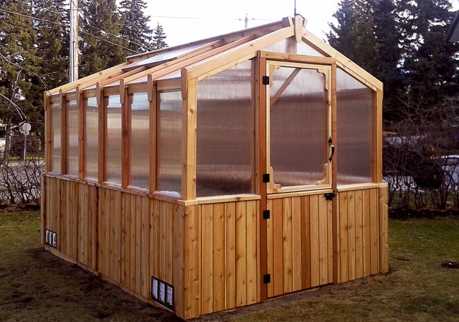 OLT Cedar Greenhouse - 8'x8' or 8'x12' – World of Greenhouses
