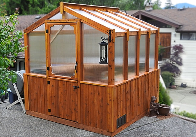 OLT Cedar Greenhouse - 8'x8' or 8'x12' – World of Greenhouses