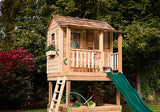 OLT 6x6 Elevated Cedar Playhouse With Sandbox