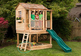 OLT 6x6 Elevated Cedar Playhouse With Sandbox