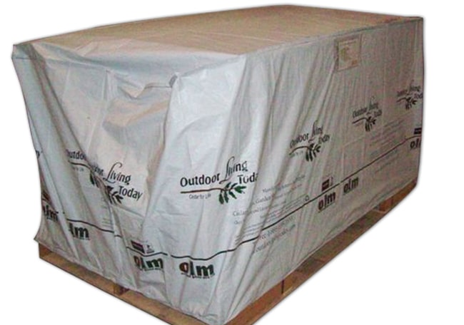 OLT 12*8 cedar cabana shed delivery crate - World of Greenhouses