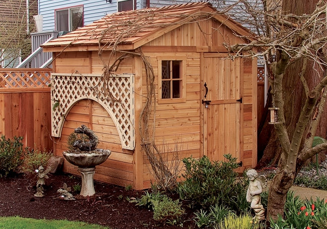 OLT 8x8 Cedar Shed