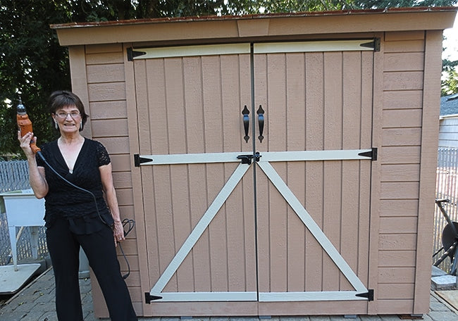 OLT 8’x4′ Double Door Cedar Shed