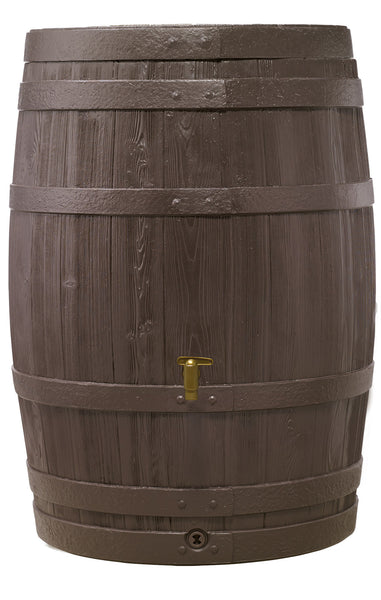 Graf Whiskey Barrel VINO style rain barrel with fast flow tap - World of Greenhouses - 1