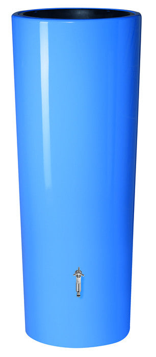 High Gloss Graf Elegance Rain Barrel with Planter - World of Greenhouses - 3
