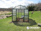 Grandio Elite 8 Foot x 8-24 Foot Greenhouse Kit - World of Greenhouses - 1